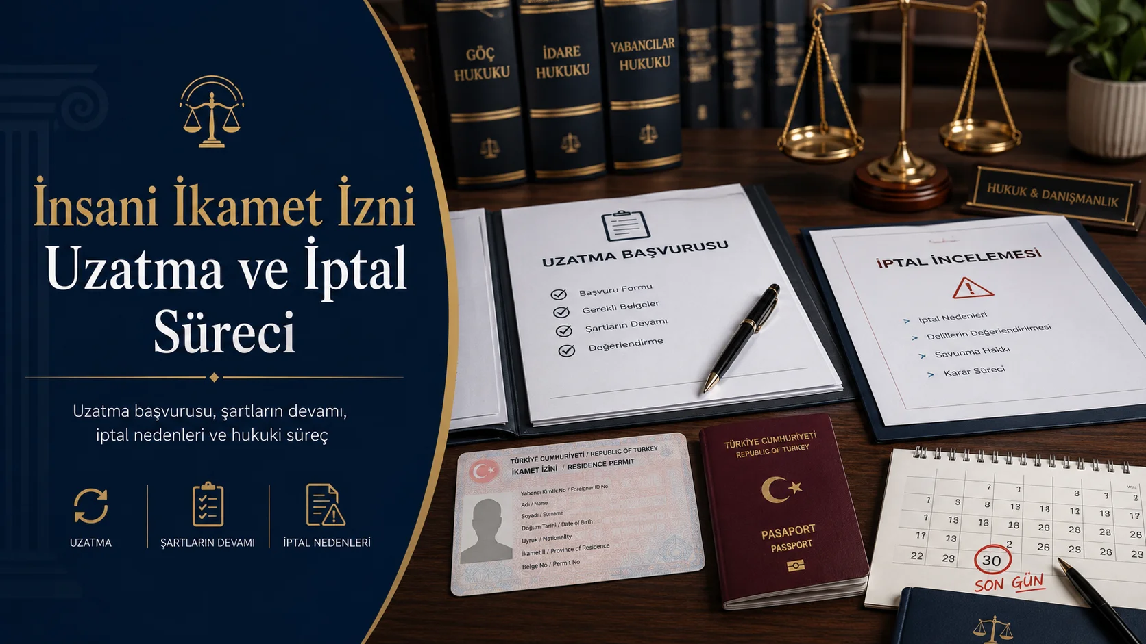İnsani İkamet İzni Uzatma ve İptal Süreci