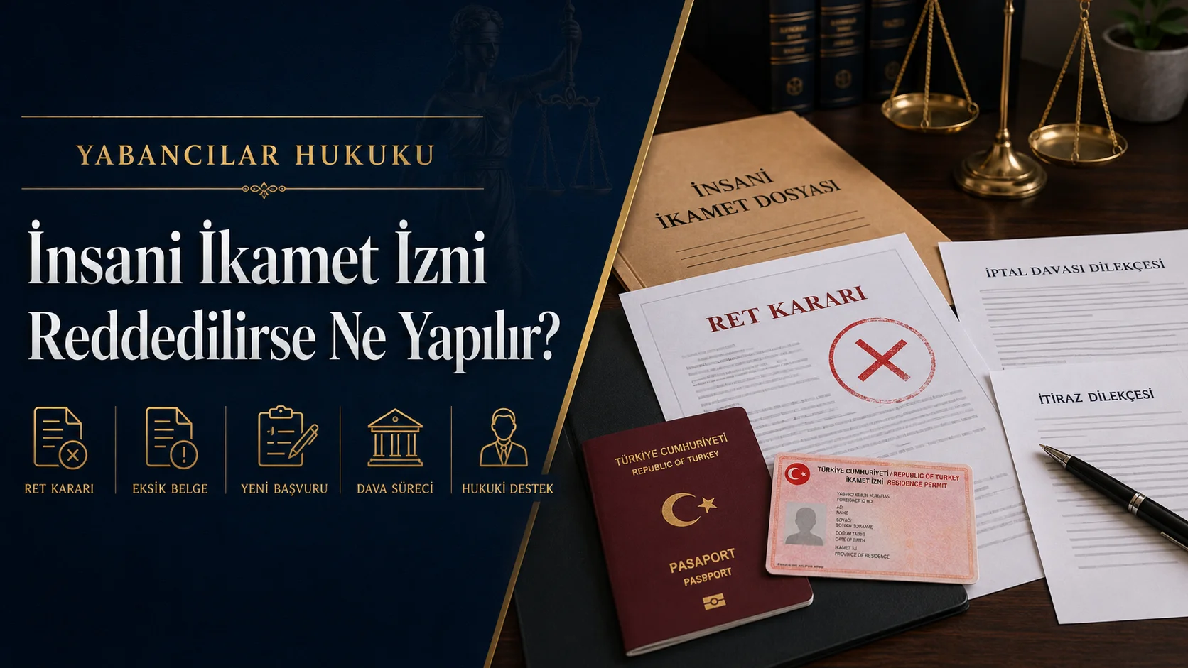 İnsani İkamet İzni Reddedilirse Ne Yapılır?