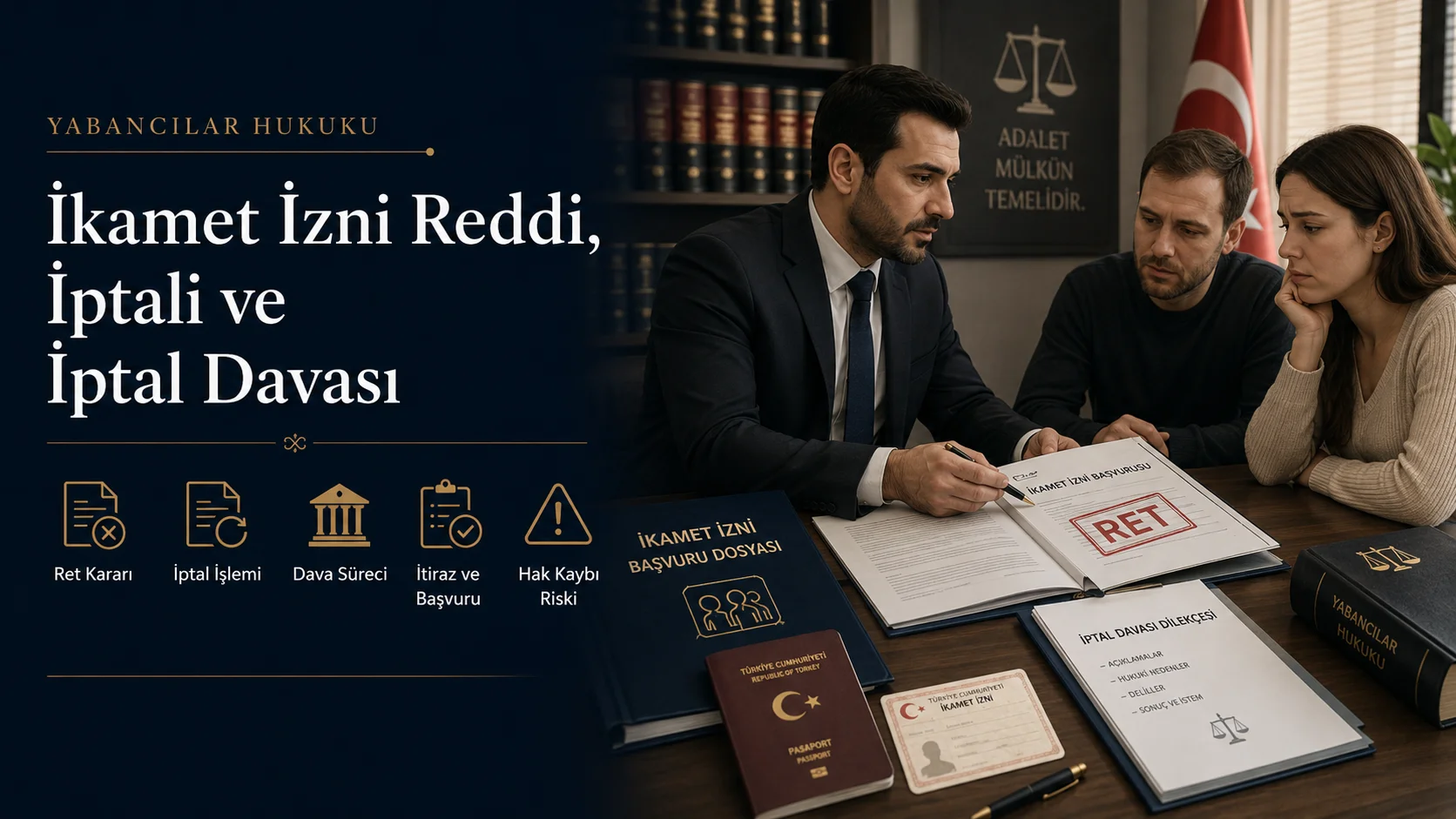 İkamet İzni Reddi, İptali ve İptal Davası
