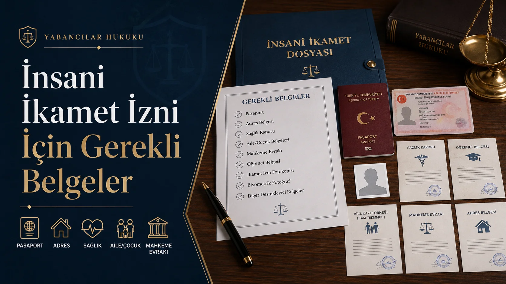 İnsani İkamet İzni İçin Gerekli Belgeler